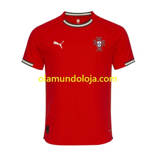 Camisola Portugal Homem Equipamento Primeiro 2025 Manga Curta
